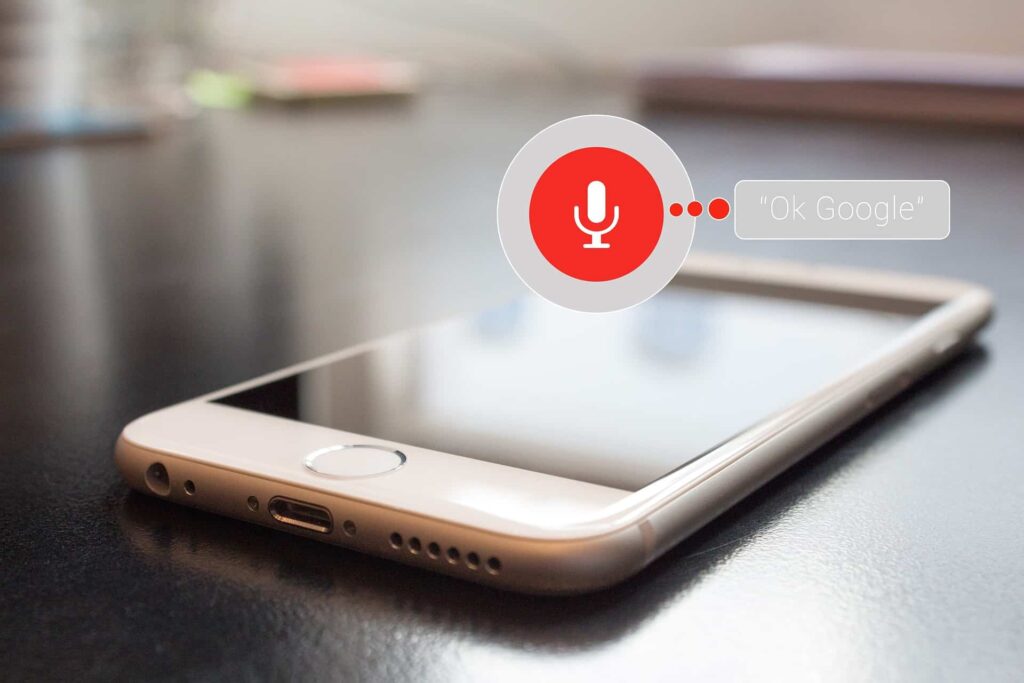 Image representing the impact of voice search